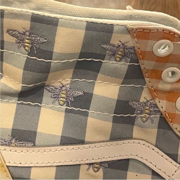 VANS Sk8-Hi Tapered Skate Shoe Gingham Color-Block Size 13 Men's - Picture 6 of 11